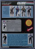 Snake-Eyes from G.I. Joe - Hall of Fame - Series 1 manufactured by Hasbro [Back]