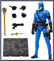 Cobra Commander from G.I. Joe - Exquisite Mini Series manufactured by Hiya Toys [Loose]