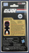 Snake Eyes (Blue) from G.I. Joe (Loyal Subjects) - Action Vinyls manufactured by Hasbro [Back]
