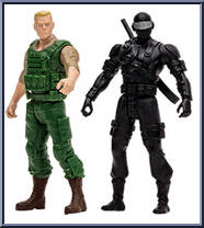 Duke / Snake Eyes from G.I. Joe - Page Punchers manufactured by McFarlane [Loose]