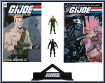 Duke / Snake Eyes from G.I. Joe - Page Punchers manufactured by McFarlane [Loose]