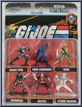 6-Pack from G.I. Joe - Nano MetalFigs - Basic Series manufactured by Jada Toys [Front]