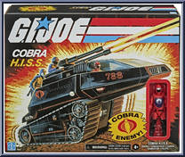 Cobra H.I.S.S. (with Cobra H.I.S.S. Driver) from G.I. Joe - Retro - Vehicles manufactured by Hasbro [Front]