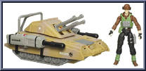 Armored Panther (with Thunderblast) from G.I. Joe - Rise of Cobra - Vehicles - Alpha manufactured by Hasbro [Loose]