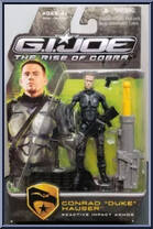 Conrad "Duke" Hauser (Reactive Impact Armor) from G.I. Joe - Rise of Cobra - Collection 1 - Wave 2 manufactured by Hasbro [Front]