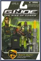 Heavy Duty (Heavy Weapons Specialist) from G.I. Joe - Rise of Cobra - Collection 2 - Wave 1 manufactured by Hasbro [Front]