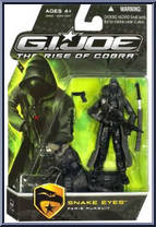 Snake Eyes (Paris Pursuit) from G.I. Joe - Rise of Cobra - Collection 1 - Wave 2 manufactured by Hasbro [Front]