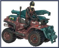 Snake Trax A.T.V. (with Scrap Iron) from G.I. Joe - Rise of Cobra - Vehicles - Alpha manufactured by Hasbro [Loose]
