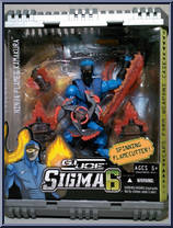 Kamakura (Ninja Flames) from G.I. Joe - Sigma Six - Basic Series manufactured by Hasbro [Front]