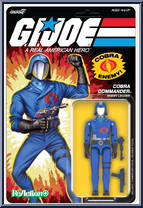 Cobra Commander (Cartoon) from G.I. Joe - ReAction + manufactured by Super7 [Front]