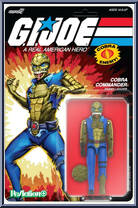 Cobra Commander (Once a Man) from G.I. Joe - ReAction + manufactured by Super7 [Front]