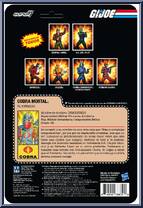 Cobra Mortal from G.I. Joe - ReAction Figures manufactured by Super7 [Back]