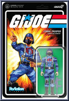 Cobra Trooper (Camouflage Infantry) from G.I. Joe - ReAction Figures manufactured by Super7 [Front]