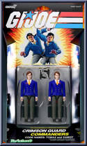 Crimson Guard Commanders from G.I. Joe - ReAction + manufactured by Super7 [Front]