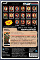 Falcon (Movie) from G.I. Joe - ReAction + manufactured by Super7 [Back]