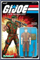 Falcon (Movie) from G.I. Joe - ReAction + manufactured by Super7 [Front]