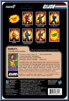 Scarlett (DIC Purple) from G.I. Joe - ReAction Figures manufactured by Super7 [Back]