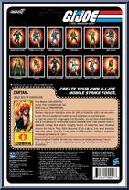 Zartan (Cold Slither) (Cartoon) from G.I. Joe - ReAction + manufactured by Super7 [Back]