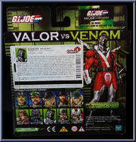 Cobra Slash / Cobra Slice from G.I. Joe - Valor vs Venom - 2-Packs manufactured by Hasbro [Back]