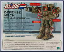 Defense Mech (Leatherneck) from G.I. Joe - Valor vs Venom - Vehicles manufactured by Hasbro [Back]
