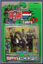 Beachhead vs. Cobra Sand Viper from G.I. Joe vs. Cobra - Spy Troops manufactured by Hasbro [Front]