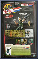 Duke from G.I. Joe vs. Cobra - 12" Scale manufactured by Hasbro [Back]