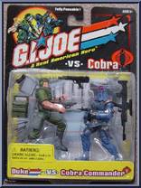 Duke vs. Cobra Commander (Blue) Action Figure