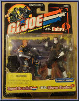 Agent Scarlett vs. Storm Shadow from G.I. Joe vs. Cobra - Basic Series manufactured by Hasbro [Front]