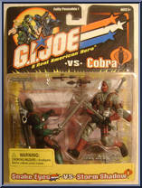 Snake Eyes vs. Storm Shadow from G.I. Joe vs. Cobra - Basic Series manufactured by Hasbro [Front]
