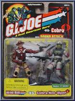 Wild Bill vs. Cobra Neo-Viper from G.I. Joe vs. Cobra - Basic Series manufactured by Hasbro [Front]