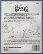 Wolfman from Glow-in-the-Dark Movie Monsters - Basic Series manufactured by Uncle Milton [Back]