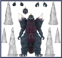 Space Godzilla from Godzilla - Ultimates manufactured by Super7 [Loose]