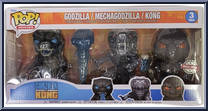 Godzilla / MechaGodzilla / Kong from Godzilla vs Kong - Pop! Vinyl Figures manufactured by Funko [Front]