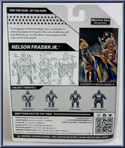 Nelson Frazier Jr. (Hip Hop Clobber) from Grapplers & Gimmicks - Basic Series manufactured by Hasttel Toy [Back]