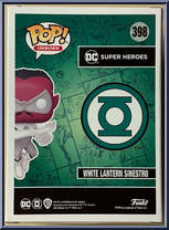 White Lantern Sinestro from Green Lantern - Pop! Vinyl Figures manufactured by Funko [Back]