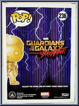 Collector (Gold) from Guardians of the Galaxy - Pop! Vinyl Figures manufactured by Funko [Back]