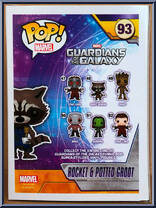 Rocket & Potted Groot from Guardians of the Galaxy - Pop! Vinyl Figures manufactured by Funko [Back]