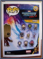 Groot (Red Suit) from Guardians of the Galaxy - Volume 2 - Pop! Vinyl Figures manufactured by Funko [Back]
