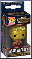 Adam Warlock from Guardians of the Galaxy - Volume 3 - Pop! Keychains manufactured by Funko [Front]