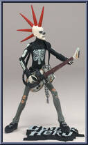 Johnny Napalm (Skeleton) from Guitar Hero - Basic Series manufactured by McFarlane [Loose]