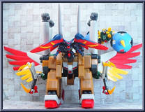 Raven Gundam (Transforming Mobile Fighter) from Gundam - G Gundam manufactured by Bandai [Grand Master Gundam]