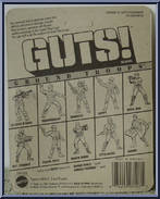Cappy from Guts! - Ground Troops manufactured by Mattel [Back]
