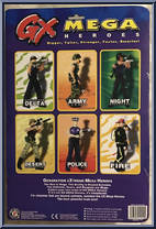 Green Beret from GX Mega Forces / Heroes - Mega Forces manufactured by Placo Toys [Back]