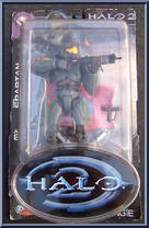 Steel Spartan (Green Stripes) from Halo 2 - Series 5 manufactured by Joyride Studios [Front]