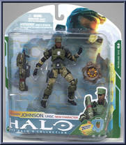 Sgt. Avery Johnson from Halo 3 - Series 5 - Equipment Edition manufactured by McFarlane [Front]