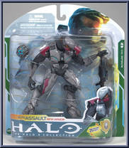 Elite Assault (Silver) from Halo 3 - Series 5 - Equipment Edition manufactured by McFarlane [Front]