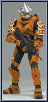 Spartan Soldier Hayabusa (Orange) (GS) Action Figure