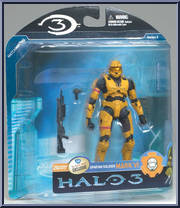 Spartan Soldier Mark VI (Gold) from Halo 3 - Series 2 - Multiplayer manufactured by McFarlane [Front]