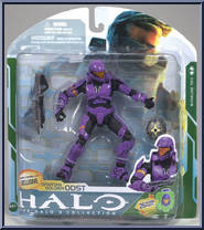 Spartan Soldier ODST (Violet) from Halo 3 - Series 5 - Equipment Edition manufactured by McFarlane [Front]