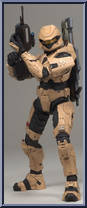 Spartan Soldier Scout (Tan) (Mass) Action Figure